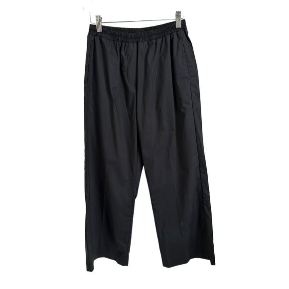 MEIMEIJ Women's cropped black Trousers size 36 - Picture 1 of 5